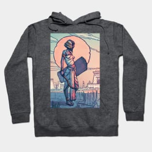 Egyptian Warrior with Khopesh Hoodie